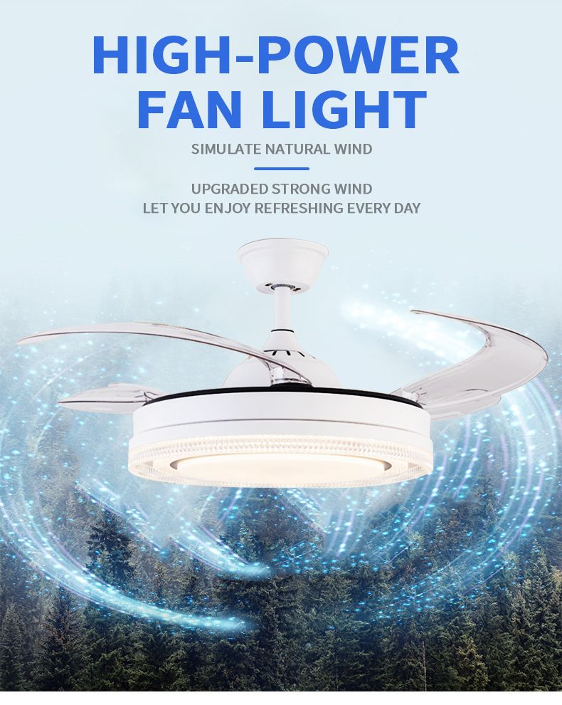 Crystal Ceiling Fan with Lights